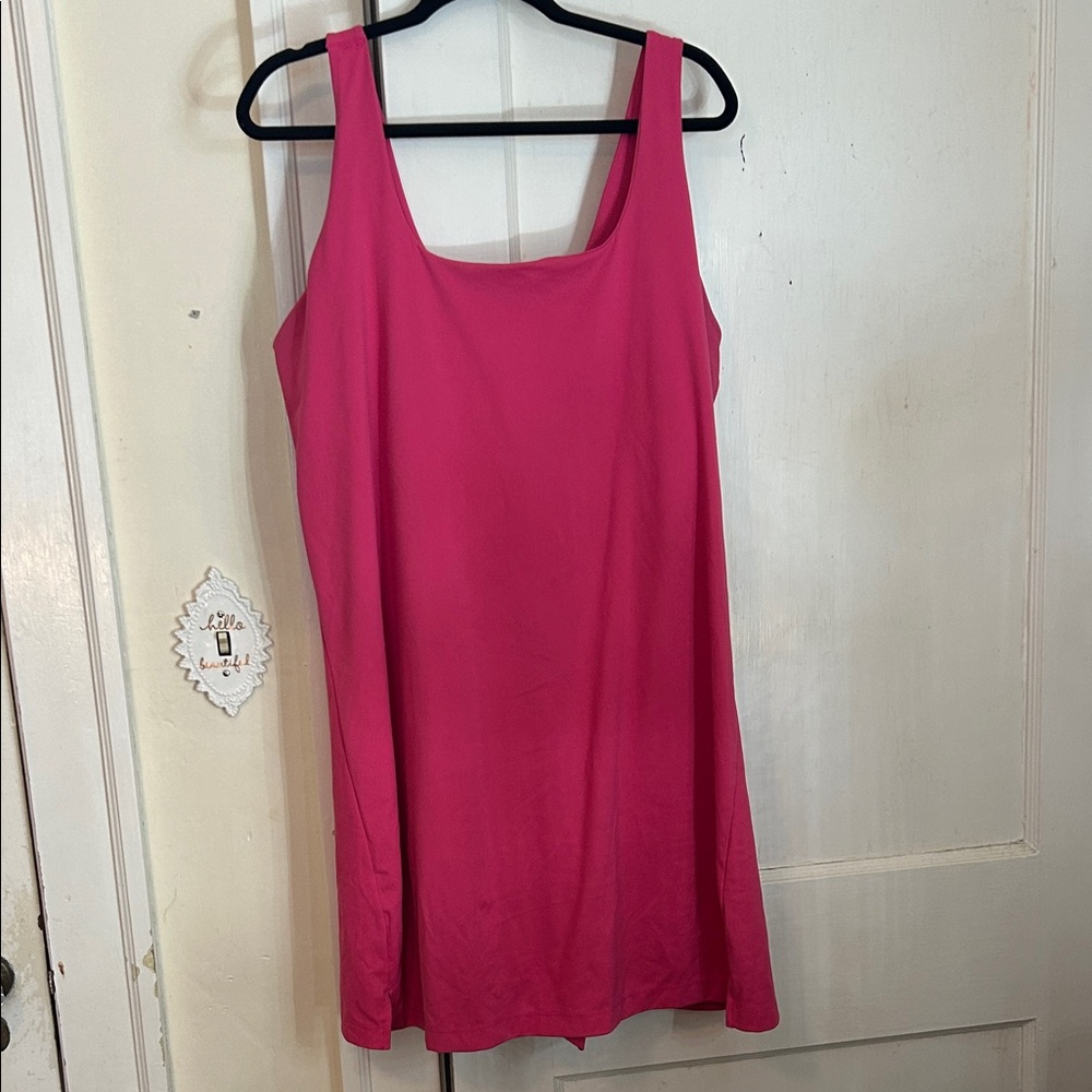 Hot Pink Activewear Dress